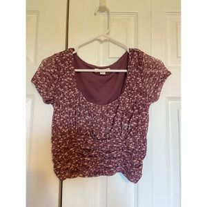 Floral crop top